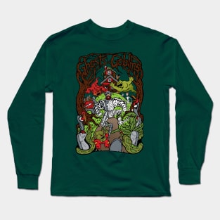 Ghouls Retro artwork Long Sleeve T-Shirt